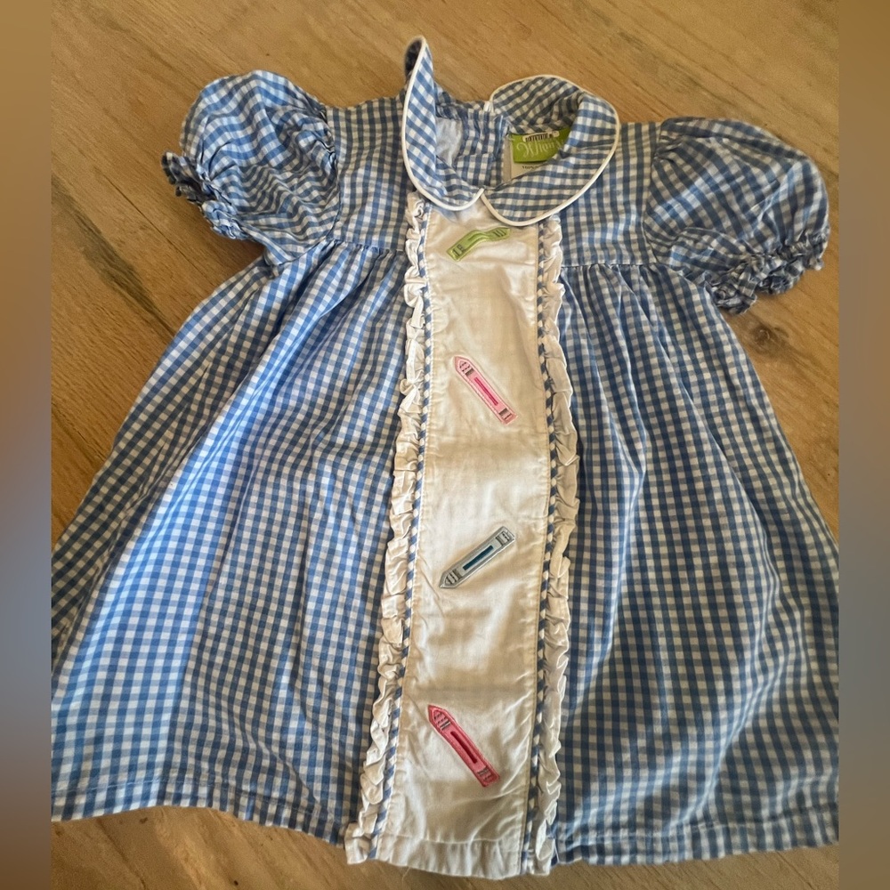 Classic Whimsy Smocked Back to school dress